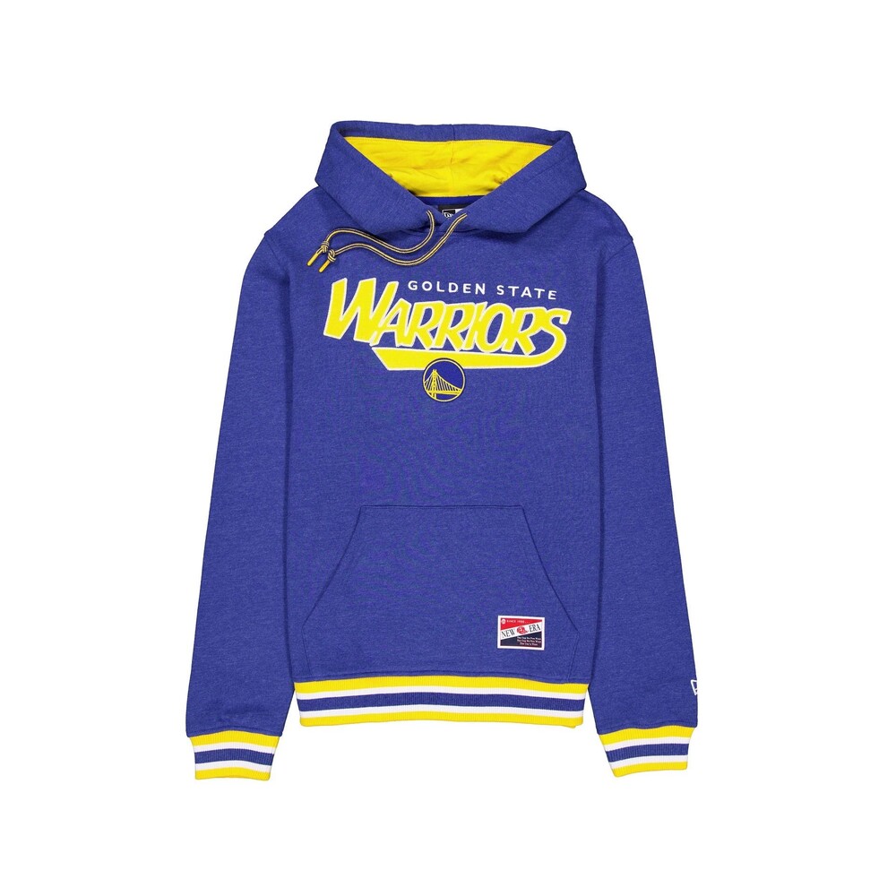 New Era Golden State Warriors Throwback Hoodie - Size XXL